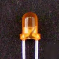 Orange standard 3MM leds pack of 50