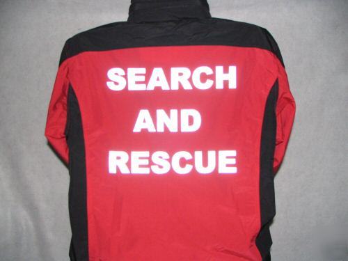 Reflective search and rescue jacket, 3 system jacket xl