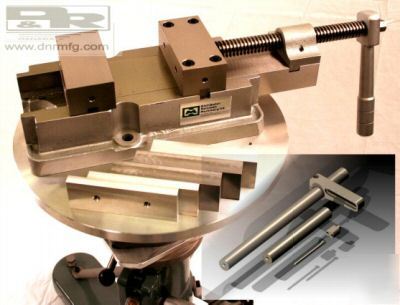 New kr machine vise no lift jaws for manual & cnc mill