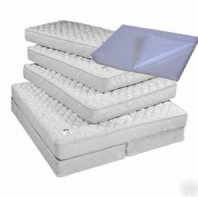 50 - clear 1.5 mil plastic poly queen mattress bags