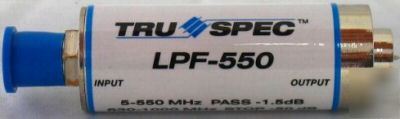 New lpf 550 pico macom in-line band pass filters 