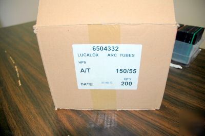 New lucalox arc tubes a/t 150-155 qt. 800 