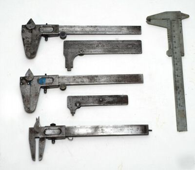 Vernier caliper lot (6 pc)