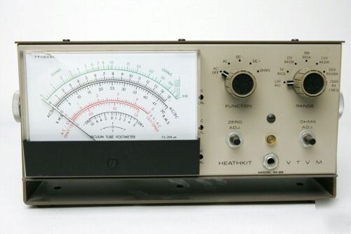 Heathkit im-28 vtvm vacuum tube voltmeter meter heath