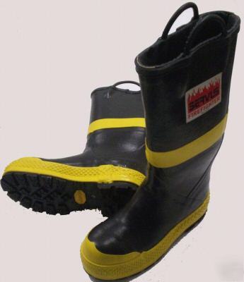 Servus 1492 rubber firefighting boot 12.5-narrow