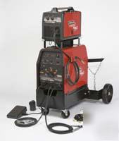 Lincoln precision tig 225 power mig 140C combo K2680-1