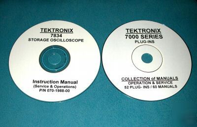 Tek 7834 + 52 plug-ins 61 manual set