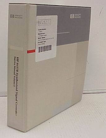 Agilent hp 8656B sig gen serv man vol. 2 08657-90007