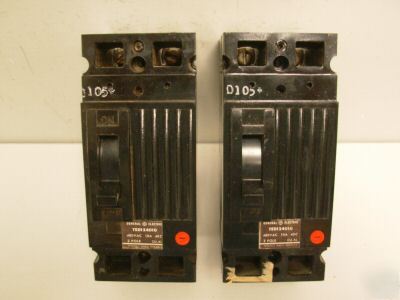 General electric industrial circuit breaker TED124010