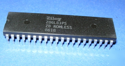 New cpu Z86L81PS zilog Z8 romless ic 40-pin 