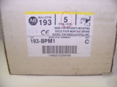 New lot allen bradley 193-BPM1/193BPM1 din rail adapter