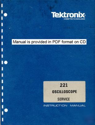 Tek tektronix model 221 service & operation manual