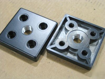 8020 aluminum custom black 90MM x 90MM base plate