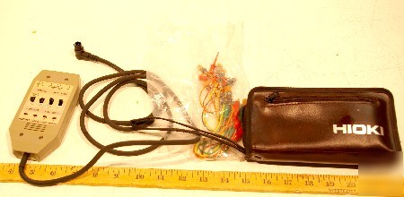 Hioki 9306 4-ch recorder contact & digital logic probe