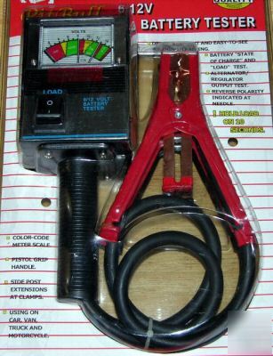 New 6 & 12 volt battery load tester ( )