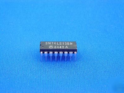 New SN74LS138N 74LS138N 74LS38 motorola ic lot of 25