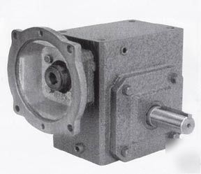 Worldwide right angle worm gear reducer 40:1 ratio