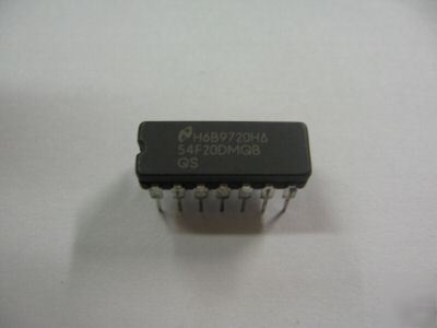 25PCS p/n 54F20DMQB ; adv shtky hi dual 4 input nand