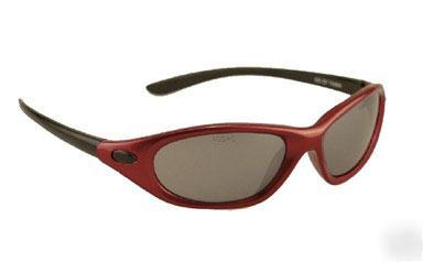 Ao safety - safety glasses red / black item# 90979