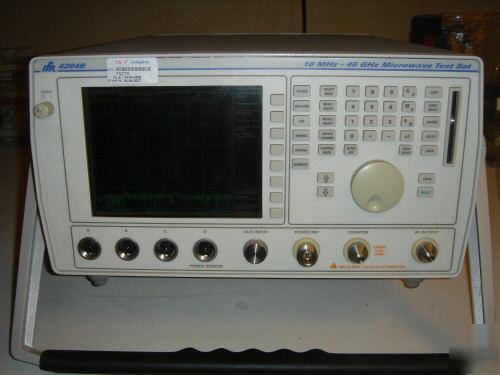 Aeroflex 6204B 10 mhz-46 ghz scalar network analyzer 