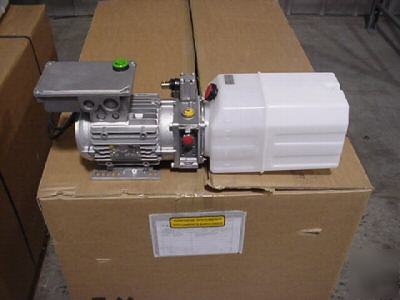 Hydraulic car lift pump 110 volts - single acting usa