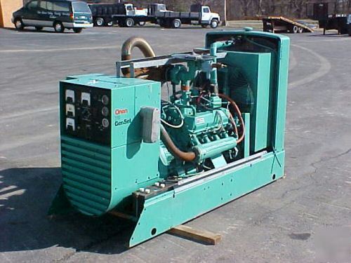 Onan 75 kw natural or propane gas generator set 