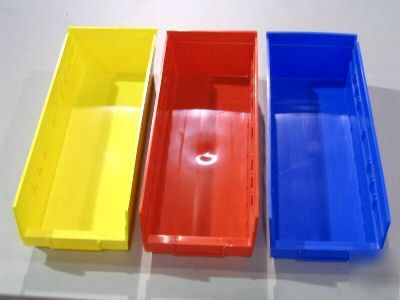 8020 shelf bin 17.875 x 6.625 x 4 blue 2590 b