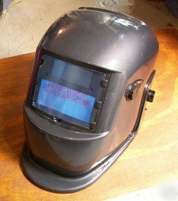 Solar auto darkening welding & grinding helmet hood 