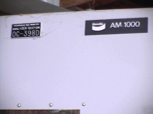 Unused bendix AM1000 hazardous gas monitor analyzer 