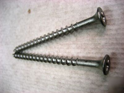 8 x 2-1/2 ph coarse thrd decking screw dacrotized 5LBS