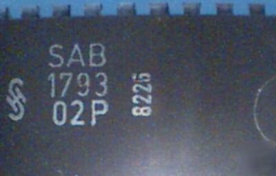 2 SAB1793-02P floppy disk formatter/controller, dip nos