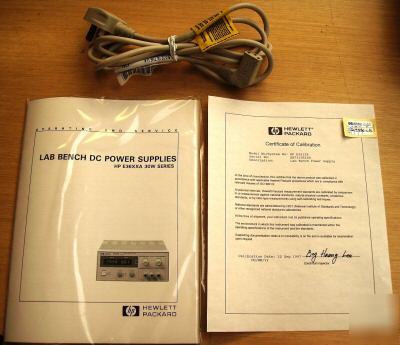 New hp E3612A dc power supply (60V/0.5A or 120V/0.25A) 