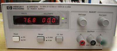 New hp E3612A dc power supply (60V/0.5A or 120V/0.25A) 