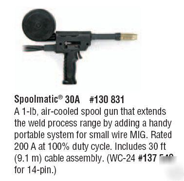 New miller 130831 spoolmatic 30A - air cooled spool gun