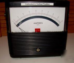 Westonmodel ac 1-2-5-10-20-50 amp meter
