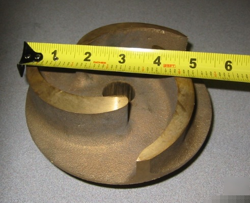 Sump pump impeller/bronze/m-28033-021