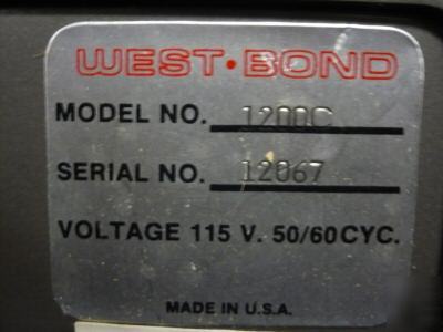West-bond 1200C digital temperature meter *no 