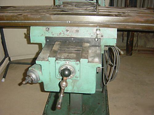 Ramillxlt milling machine bridgeport style 50X10 table