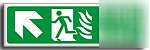 Fire exit-(rm)top/left sign-450X150A.vinyl (sa-043-aq)