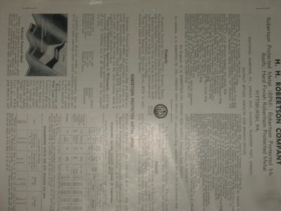 Hh robertson protected metal catalog ad page asbestos
