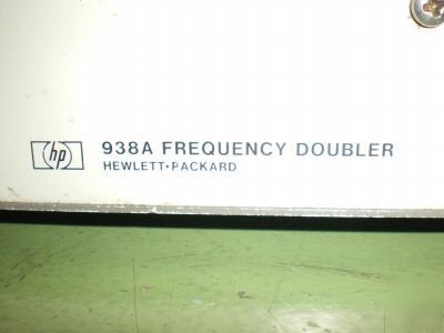 Hp agilent 938A frequency doubler 26.5GHZ