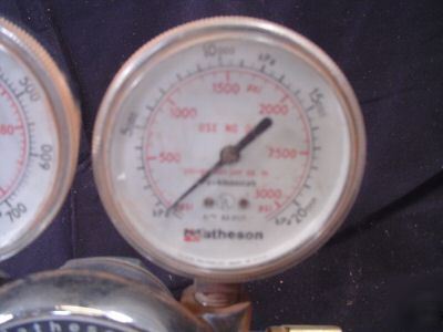 Matheson 19 320 oxygen inertgas welding tank regulator