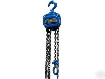 New 1/2 ton ross hand chain hoist - 10' lift