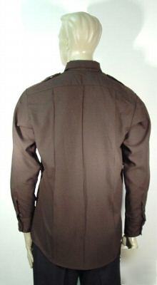 Security horace samll tropicaire uniform shirt (brown)
