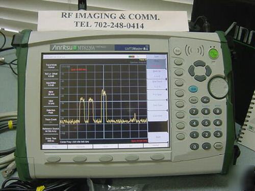 Anritsu mt-8220A umts master/spectrum master