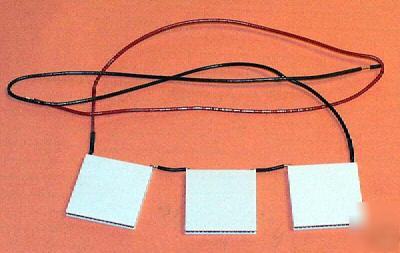 String of 3 peltier modules, melcor CP1.0-127-06