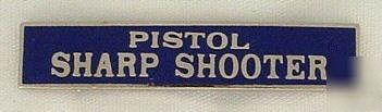 New brand sharp shooter award bar (silver)