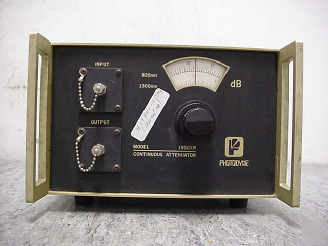 Photodyne 1950 xr-050 continuous attenuator