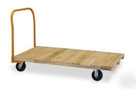 Dayton hardwood platform truck 2600LB 4W622B