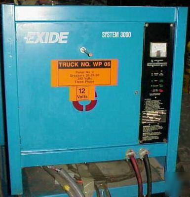 New exide system 3000 12V forklift battery charger 